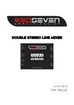 Preview for 1 page of RedSeven Amplification DOUBLE STEREO LINE MIXER User Manual