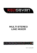 Preview for 1 page of RedSeven Amplification MSLM Quick Start Manual