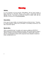 Preview for 2 page of Redtech TRAILERteck T05 User Manual