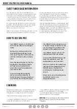 Preview for 3 page of RÉDUIT SPA PRO Quick Start Manual