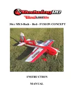 Предварительный просмотр 1 страницы RedWing RC 30cc MXS-Bach - Red - FUSION CONCEPT Instruction Manual