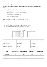 Предварительный просмотр 3 страницы Redwood CA180FE Installation & User Manual Instructions