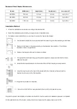 Предварительный просмотр 4 страницы Redwood CA180FE Installation & User Manual Instructions