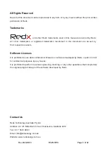 Preview for 3 page of Redx 2505 PU User Manual