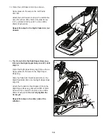 Предварительный просмотр 14 страницы Reebok 1410 Elliptical Manual