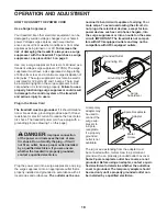 Preview for 18 page of Reebok 1910 Treadmill Manual