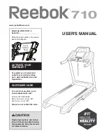 Reebok 710 Elliptical Manual preview