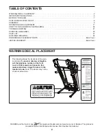 Preview for 2 page of Reebok 710 Elliptical Manual