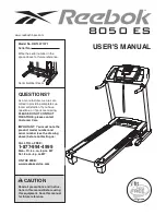 Reebok 775treadmill Manual предпросмотр