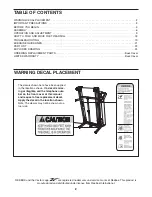 Предварительный просмотр 2 страницы Reebok 8000 C User Manual