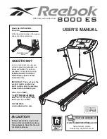 Предварительный просмотр 1 страницы Reebok 8000 ES RBTL69908.0 User Manual