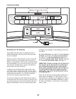 Предварительный просмотр 14 страницы Reebok 8000 Es Treadmill Manual