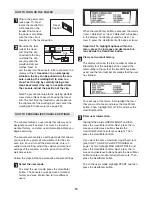 Предварительный просмотр 13 страницы Reebok 8600 Es Treadmill User Manual