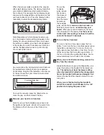 Предварительный просмотр 16 страницы Reebok 8600 Es Treadmill User Manual