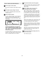 Предварительный просмотр 21 страницы Reebok 8600 Es Treadmill User Manual