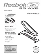 Reebok 95 Axb Bench Manual preview