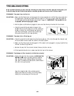 Предварительный просмотр 29 страницы Reebok 9700 Vista Treadmill User Manual