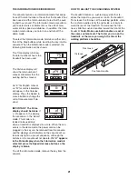 Предварительный просмотр 21 страницы Reebok 9800 Es Treadmill User Manual