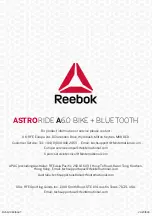 Preview for 23 page of Reebok ASTRORIDE A6.0 BIKE User Manual