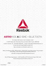 Preview for 18 page of Reebok ASTRORIDE A6.0 User Manual