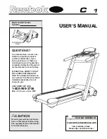 Reebok C 1 User Manual preview