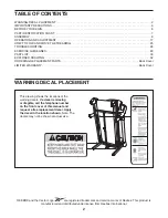 Предварительный просмотр 2 страницы Reebok Competitor Rt 5.1 Treadmill User Manual