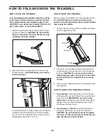 Предварительный просмотр 25 страницы Reebok Competitor Rt 5.1 Treadmill User Manual