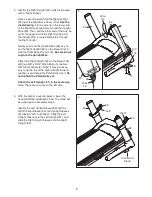 Предварительный просмотр 7 страницы Reebok Competitor Rt 8.0 Treadmill Manual