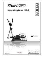 Reebok Crosstrainer C3.1 Manual preview