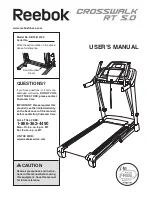 Reebok Crosswalk RT 5.0 User Manual предпросмотр