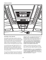 Предварительный просмотр 15 страницы Reebok Crosswalk V 7.9 Treadmill Manual