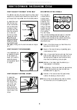 Preview for 9 page of Reebok Cyc3i User Manual