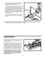 Preview for 8 page of Reebok Elliptical Exerciser/rel2i (Italian) Manuale D'Istruzioni