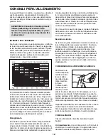 Preview for 12 page of Reebok Elliptical Exerciser/rel2i (Italian) Manuale D'Istruzioni