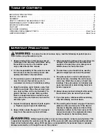 Предварительный просмотр 2 страницы Reebok EXERCISE CYCLE RBEX3976.0 User Manual