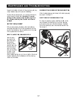 Предварительный просмотр 17 страницы Reebok EXERCISE CYCLE RBEX3976.0 User Manual