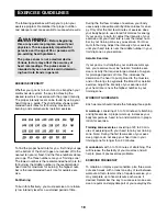 Предварительный просмотр 18 страницы Reebok EXERCISE CYCLE RBEX3976.0 User Manual