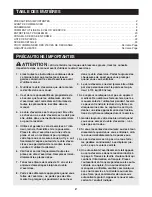 Preview for 2 page of Reebok EXERCISE CYCLE RBEX49840 (French) Manuel De L'Utilisateur