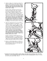 Preview for 7 page of Reebok EXERCISE CYCLE RBEX49840 (French) Manuel De L'Utilisateur