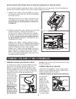 Preview for 8 page of Reebok EXERCISE CYCLE RBEX49840 (French) Manuel De L'Utilisateur