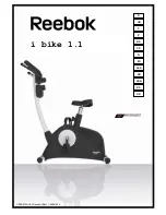 Reebok i bike 1.1 User Manual предпросмотр