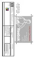 Preview for 1 page of Reebok InColor User Manual