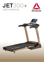 Reebok JET300+ User Manual предпросмотр