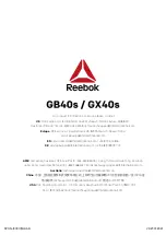 Предварительный просмотр 66 страницы Reebok ONE GB40s Manual