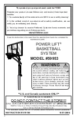 Preview for 2 page of Reebok POWER LIFT 59953 Owner'S Manual With Installation Instructions