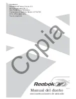 Preview for 1 page of Reebok POWERLIFT 51564 (Spanish) Manual Del Dueño