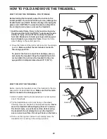 Предварительный просмотр 20 страницы Reebok R7.90 Treadmill Manual