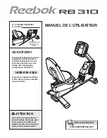 Preview for 1 page of Reebok RB 310 (French) Manuel De L'Utilisateur