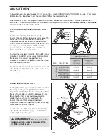 Preview for 14 page of Reebok RBBE2057.0 User Manual