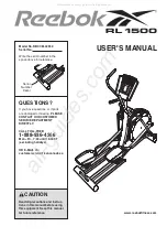 Preview for 1 page of Reebok RBCCEL4255.0 User Manual